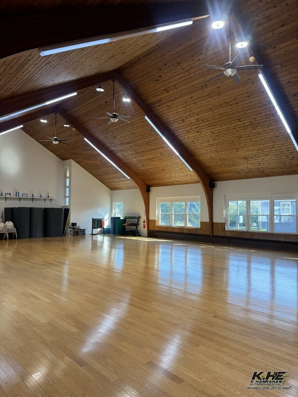 Vaulted ceiling LED install